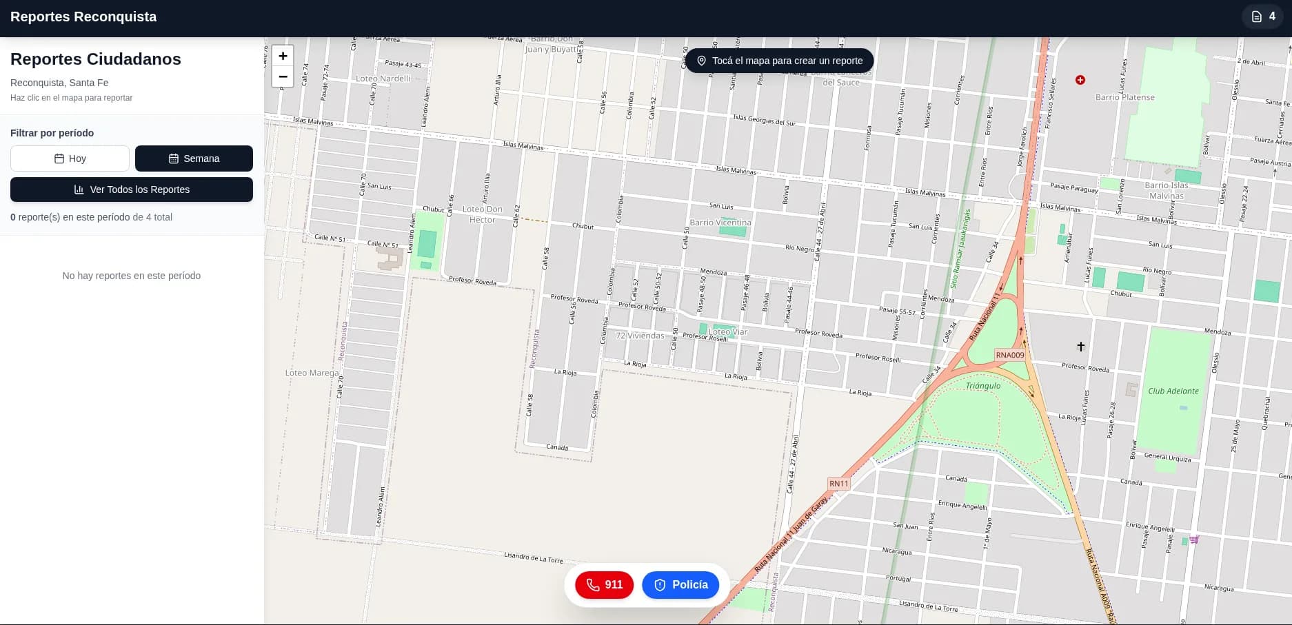 Reportes Reconquista 1